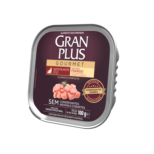 GP GMT PATE GATO FILHOTE FRANGO 12X100G