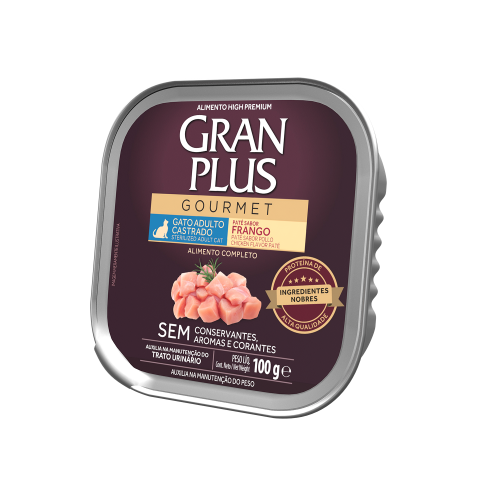 GP GMT PATE GATO CAST FRANGO 12X100G